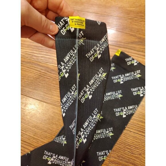 That's A Awful Lot Of Cough Syrup Socks Men's Black‎ By Desto Dubb Eskeetit OSFA - Picture 3 of 7